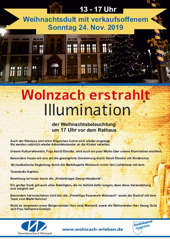 Weihnachtsdult Wolnzach 2019 Weihnachtsdult Wolnzach 2019
